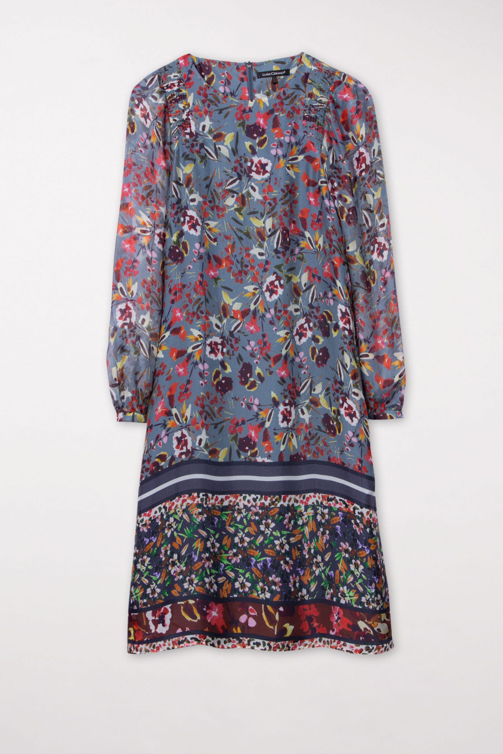 Luisa Cerano floral silk shift dress - Panada Boutique Armadale